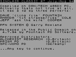 Sinclair Classic