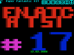 Fantastic #17 — Газета для ZX Spectrum