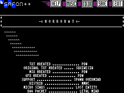 Horror #03 — Газета для ZX Spectrum