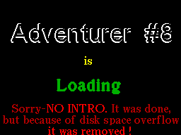 Adventurer #08 — Газета для ZX Spectrum